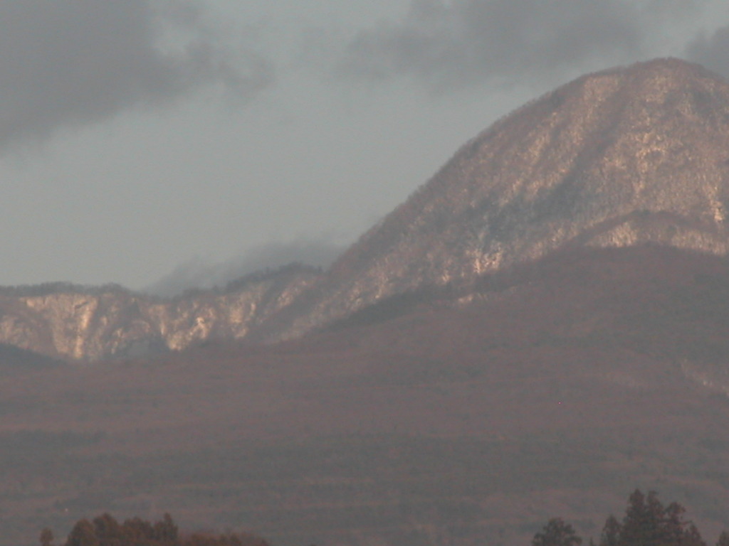 群馬の帰りの榛名山かなの風景