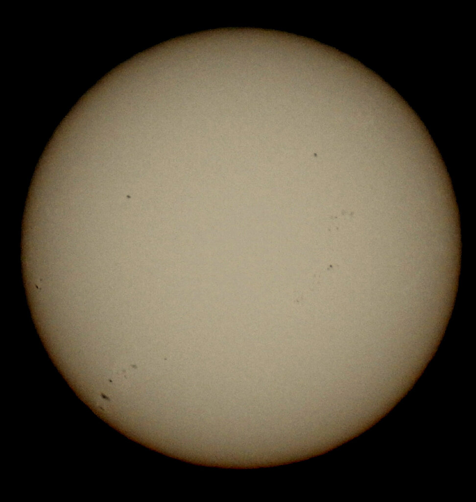 ’23.04.13.08:24.の5枚を重ね画像処理した太陽面
