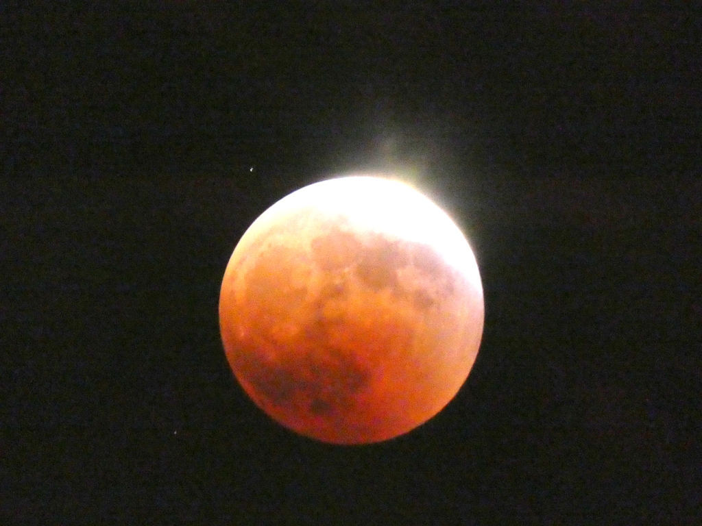 天王星と皆既月食