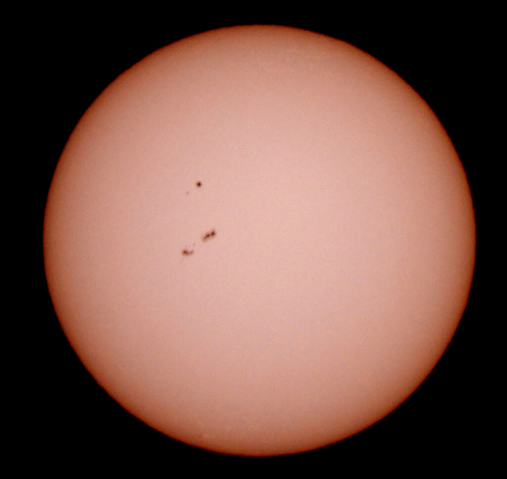 '22.11.10.10:20.の5フレームの画像処理をした太陽面