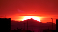 '22.6.1.傘山頂の夕日