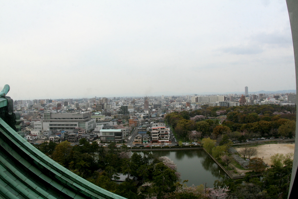 名古屋城の天主からの眺め１４