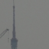2011.3.11の大震災直後の東京タワーの先端が曲がっている