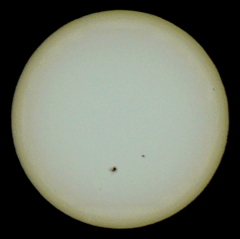 '20.11.28.9:５４の太陽面