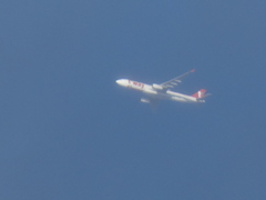荒川上空のジェット