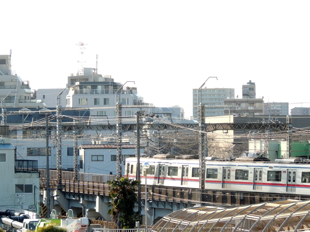 荒川自然公園から京成本線京成町屋駅へ