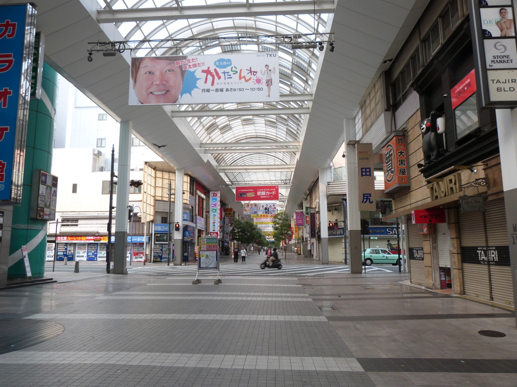 熊本のアーケード街２