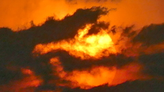 今日も雲に
