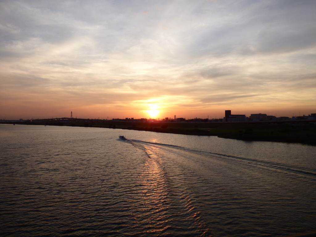 ’22.梅雨の晴れ間の夕景