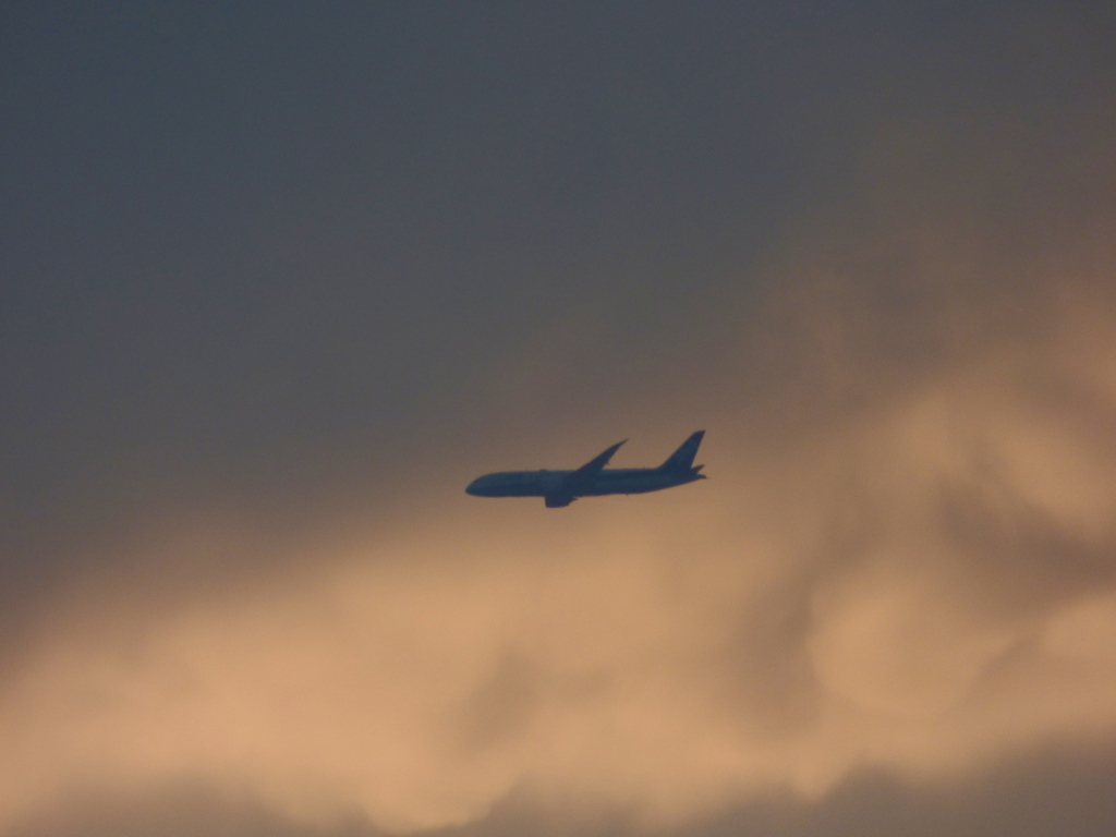入道雲と飛行機４