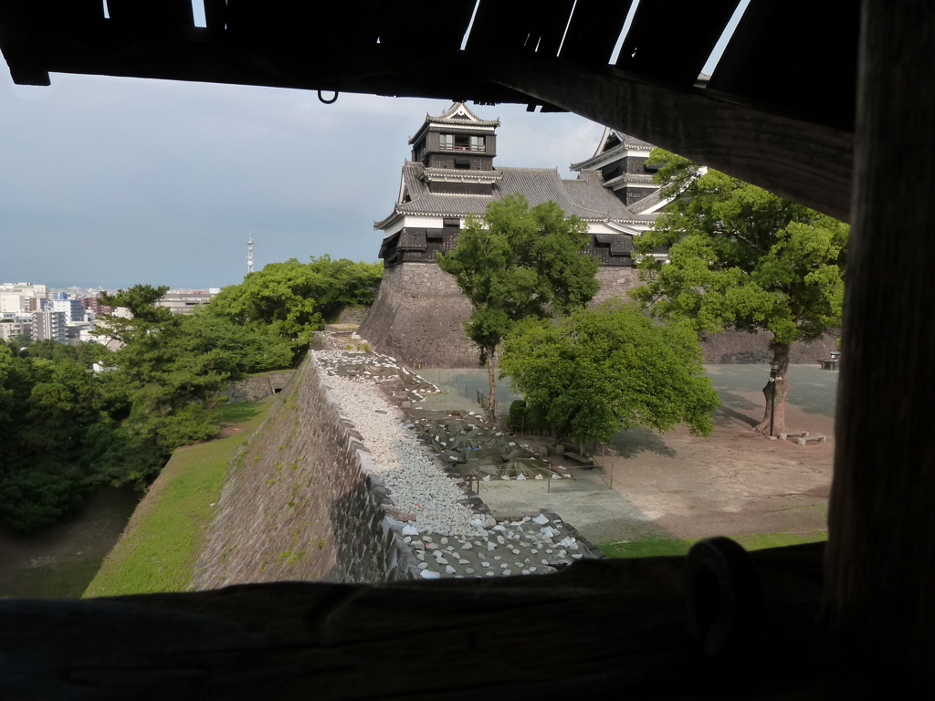 熊本城の櫓から２