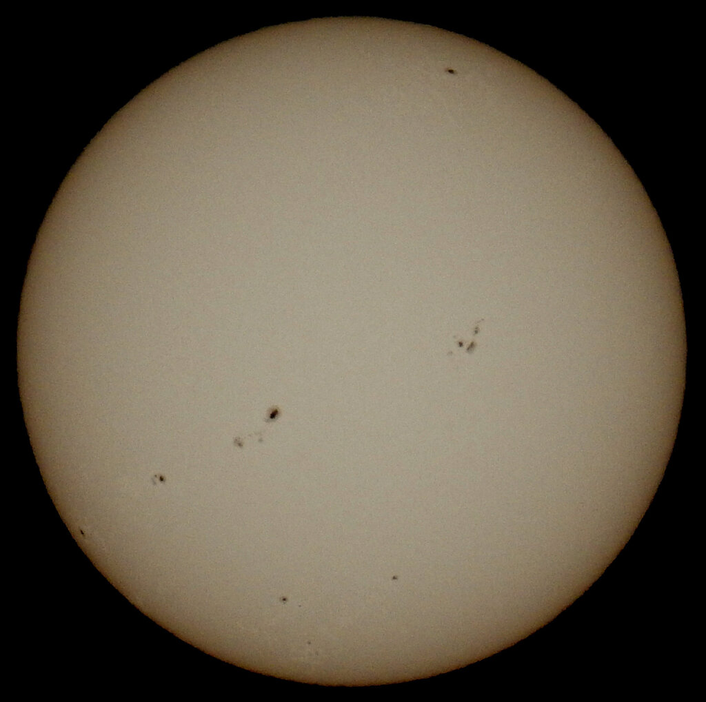 '23.7.30.09:48.の複数枚で画像処理した東京の太陽面