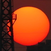 隅田川鉄塔の夕日