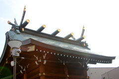 田端の八幡神社のおやしろ