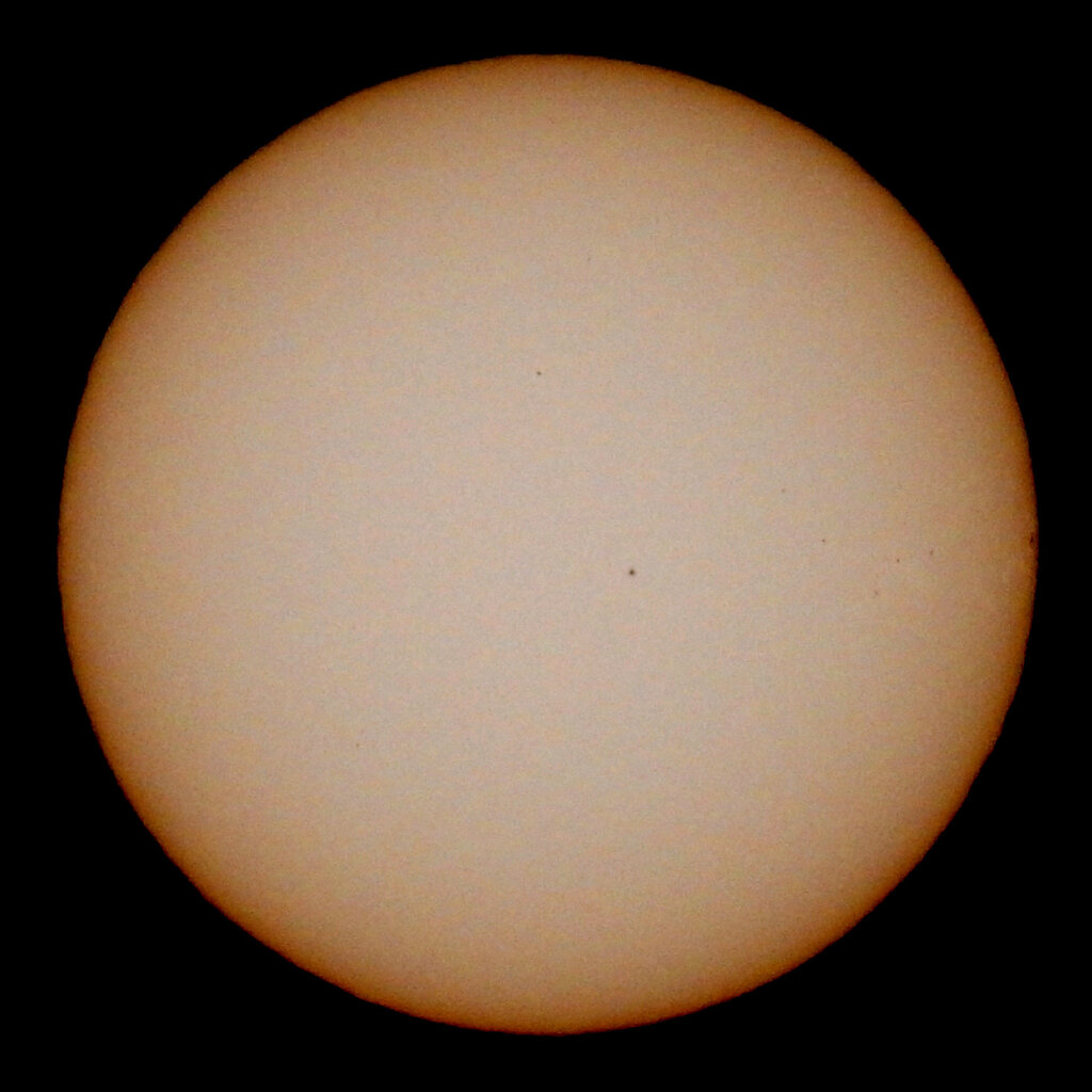 ’23.03.16.08:23.の5枚を重ね画像処理した太陽面
