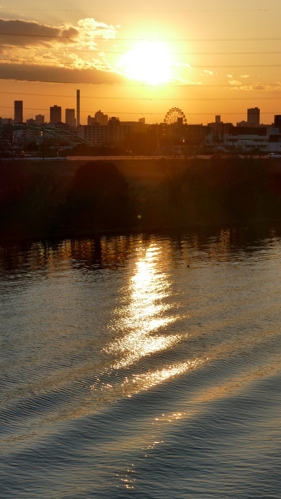 荒川扇大橋からサンロード