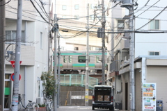 西日暮里の常磐線