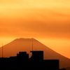 赤い富士山