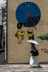 日傘の季節