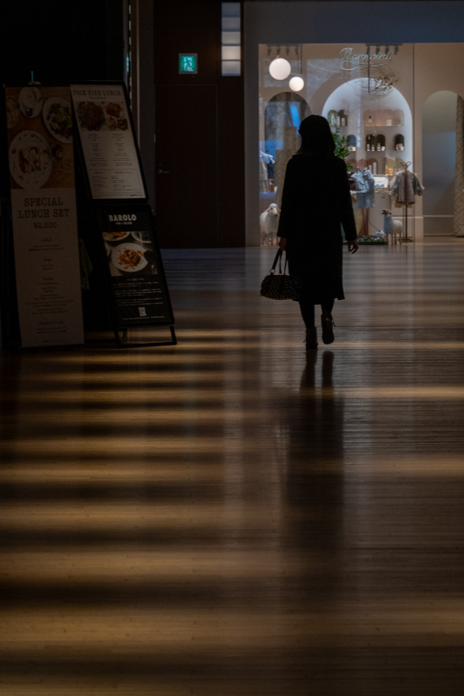 光のストライプ