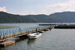 余呉湖　漁場
