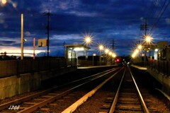 ローカル線の駅