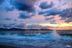 昨日の美保湾