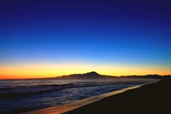 今日の日の出前