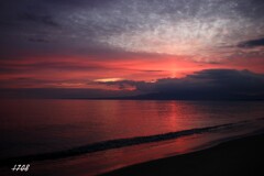 今日の太陽柱？