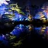 夜の日本庭園