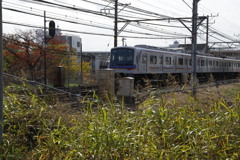 南海電車高野線浅香山駅大和川にて