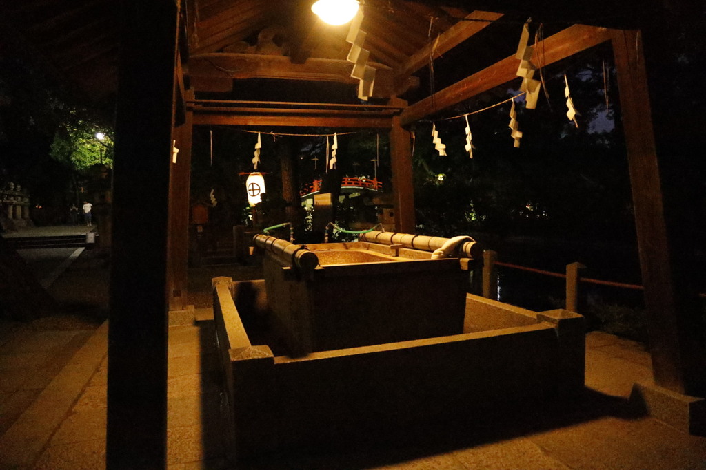 住吉大社の手水舎（てみずや）