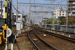 近鉄南大阪線河内天美駅にて 近鉄南大阪線河内天美駅にて