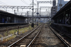 近鉄南大阪線河内天美駅にて 近鉄南大阪線河内天美駅にて