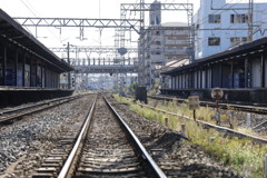 近鉄南大阪線河内天美駅にて 近鉄南大阪線河内天美駅にて