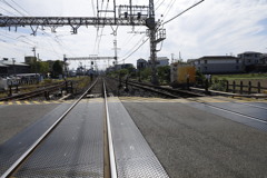 近鉄南大阪線河内天美駅にて 近鉄南大阪線河内天美駅にて