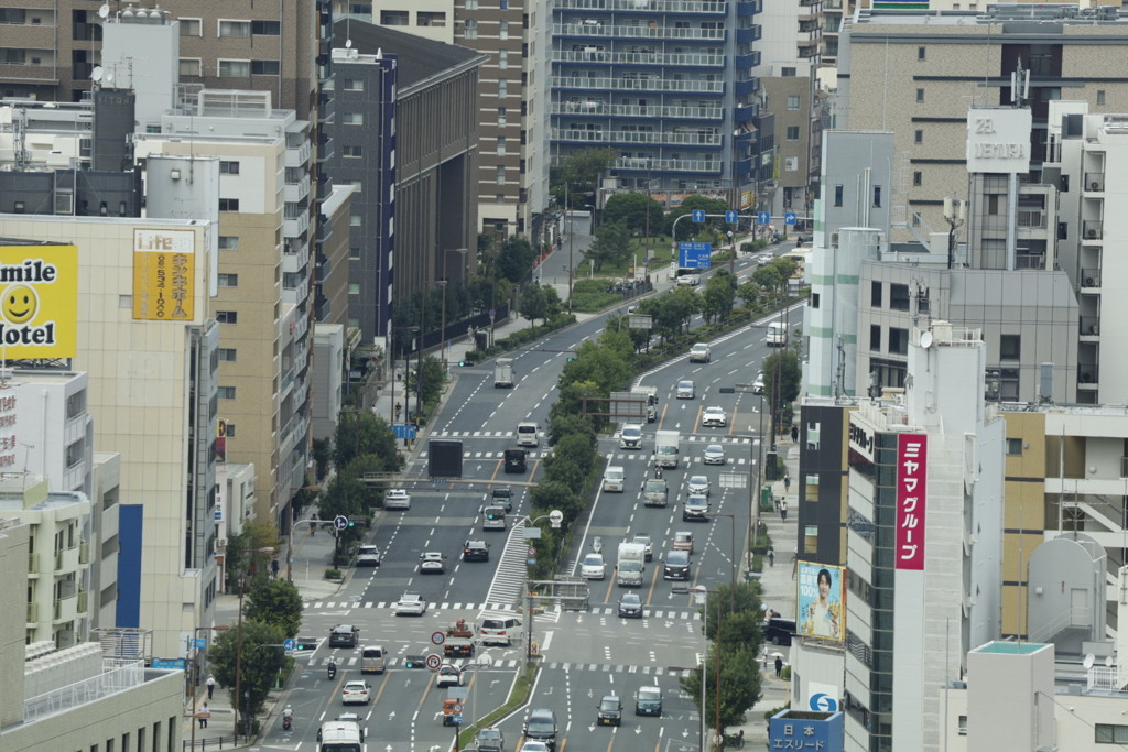 あべのハルカス16階庭園にて