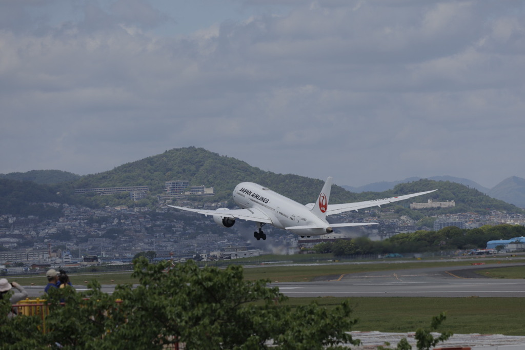 飛行機離陸