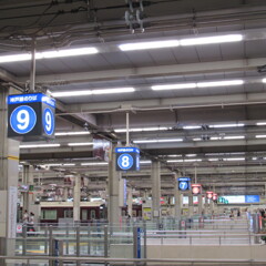 阪急電車大阪梅田駅ホーム