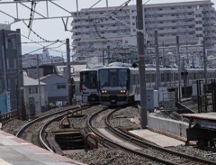JR浅香駅にて