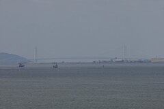 関西大阪万博大屋根リンクから明石大橋