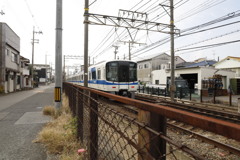 南海電車高野線浅香山駅付近にて