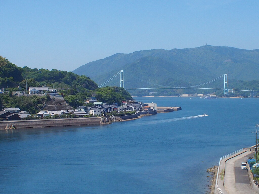 『三之関から見る安芸灘大橋』