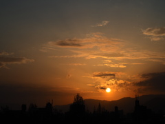 『夕日』
