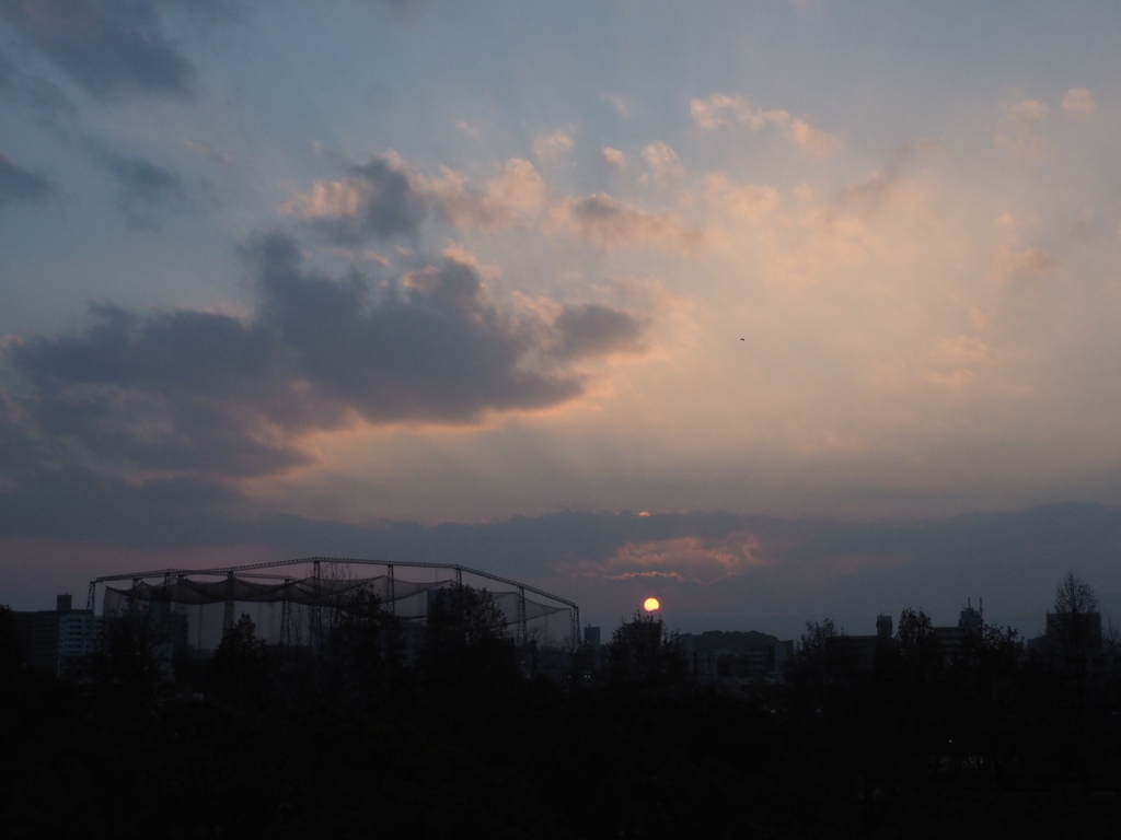 『冬の夕暮れ』