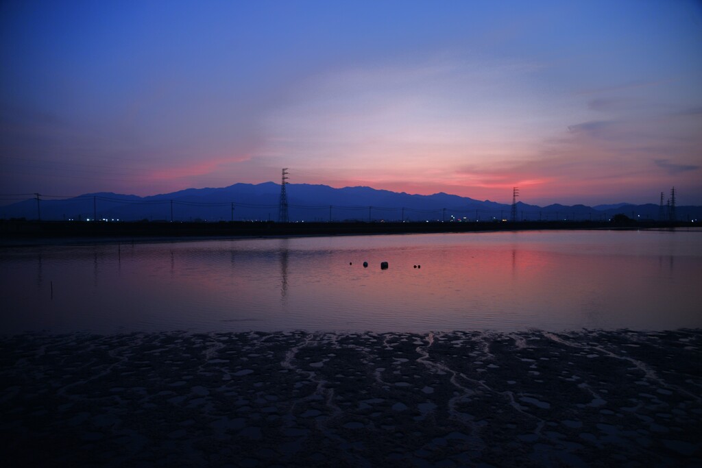 海岸通りの夕焼け空　①。。。！