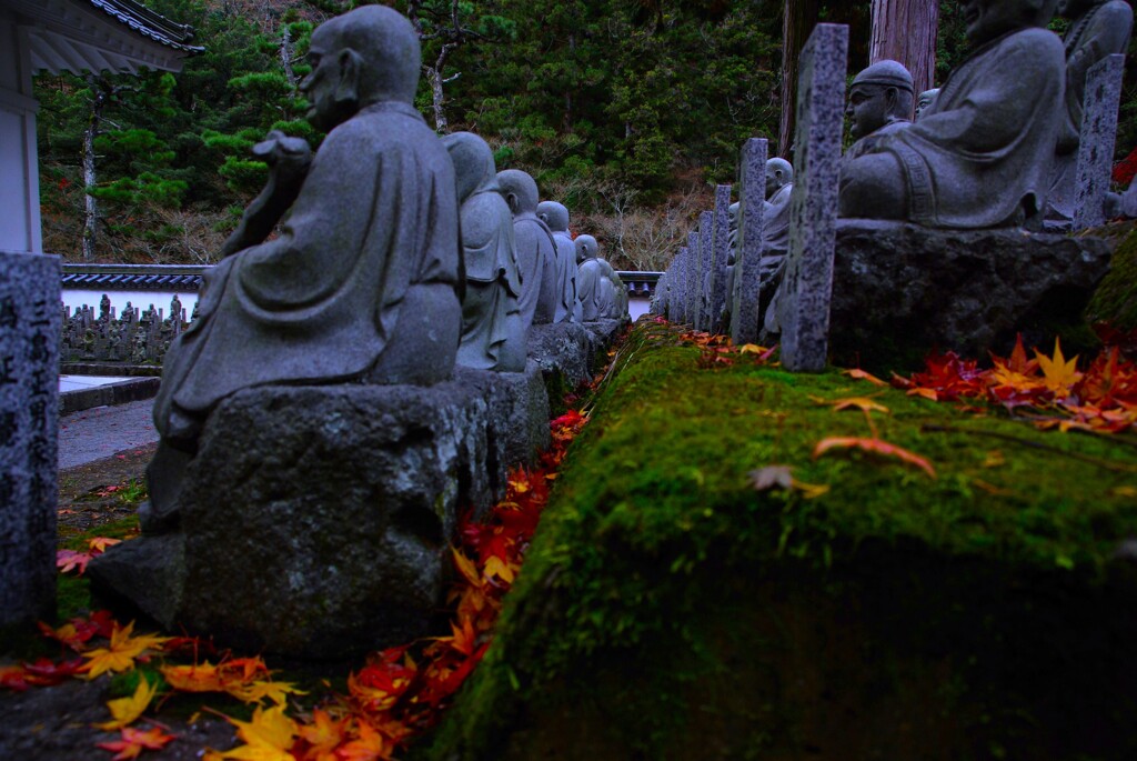 五百羅漢と刹那の秋　①。。。！