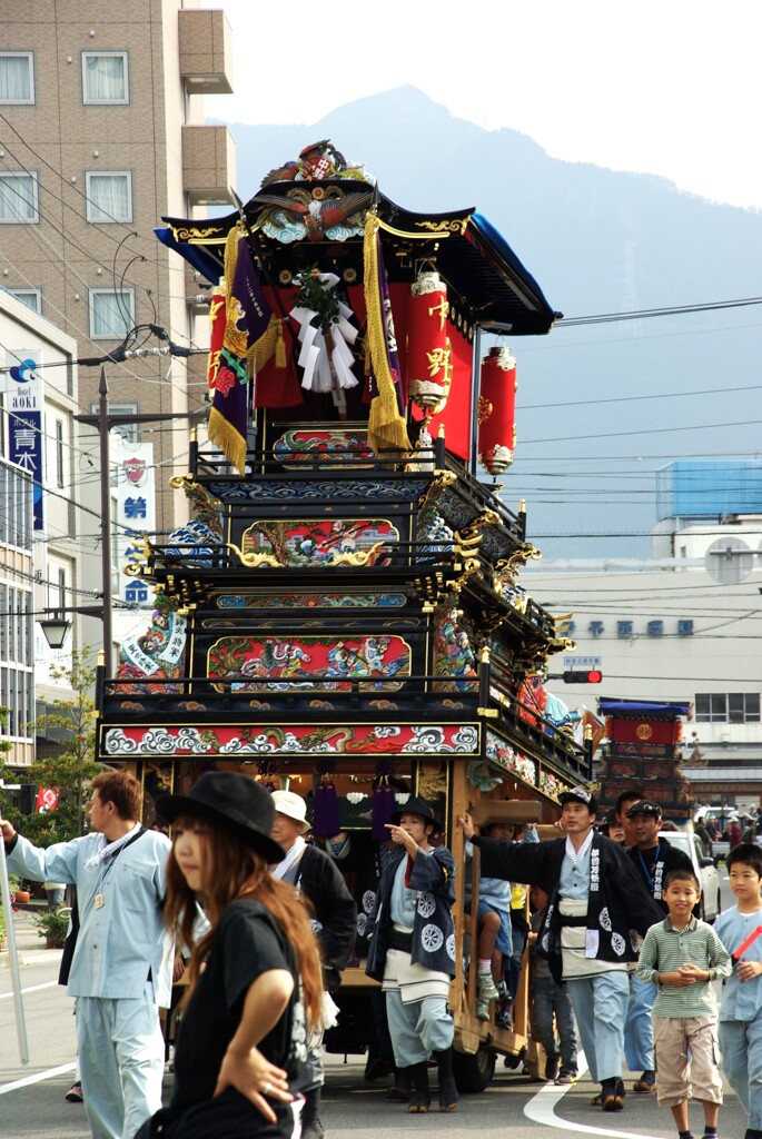 優雅な祭．．西条だんじり祭り　④。。。！