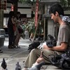鳩使いの少年　①。。。！