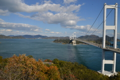 秋染まる来島海峡　①。。。！